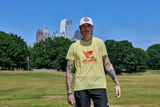 Men's - Own the Run Tee - Powder Yellow