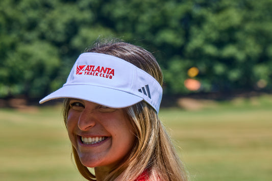 Visor - Atlanta Track Club Horizontal - White