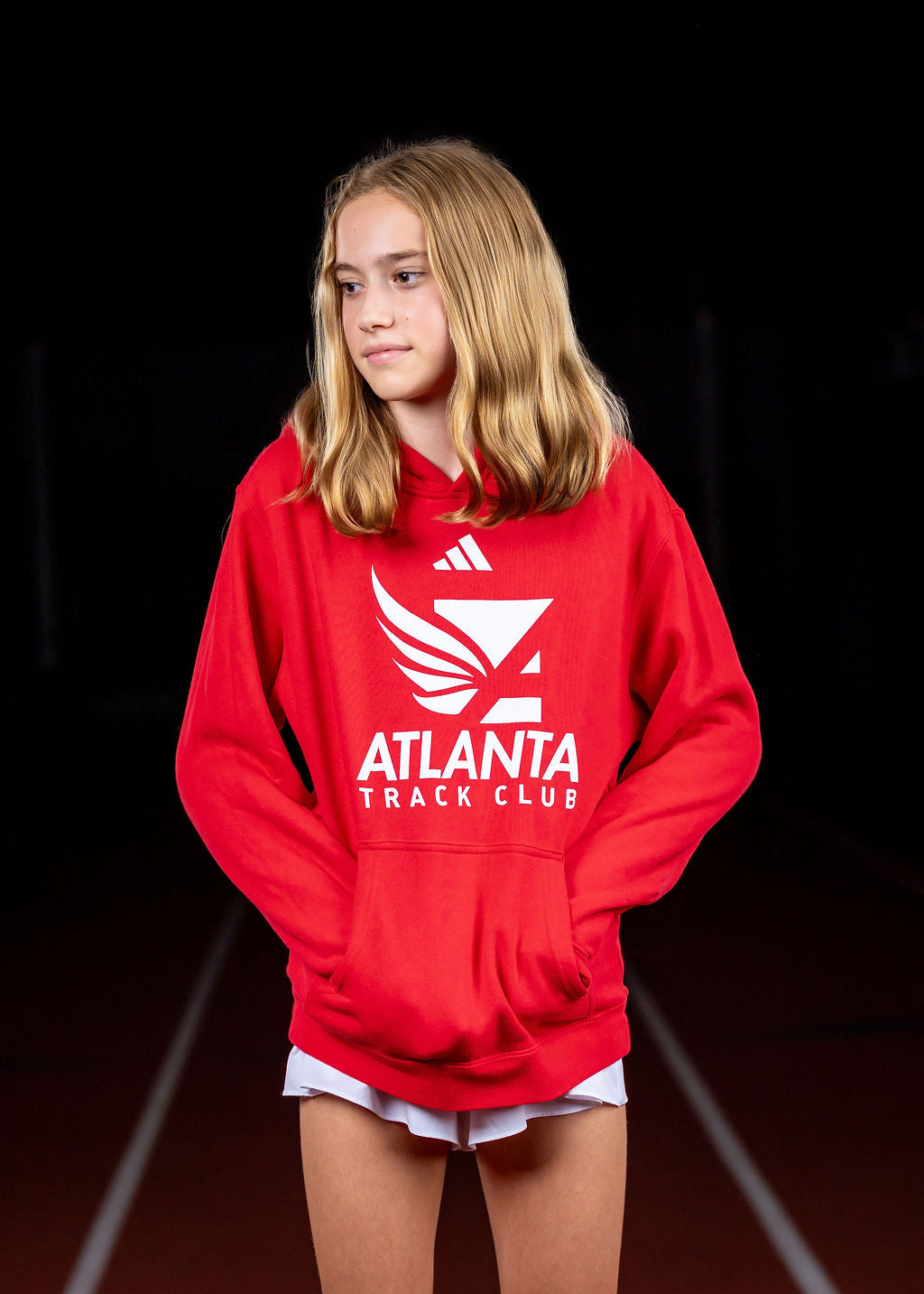 Youth Team Fleece Hoodie - Red