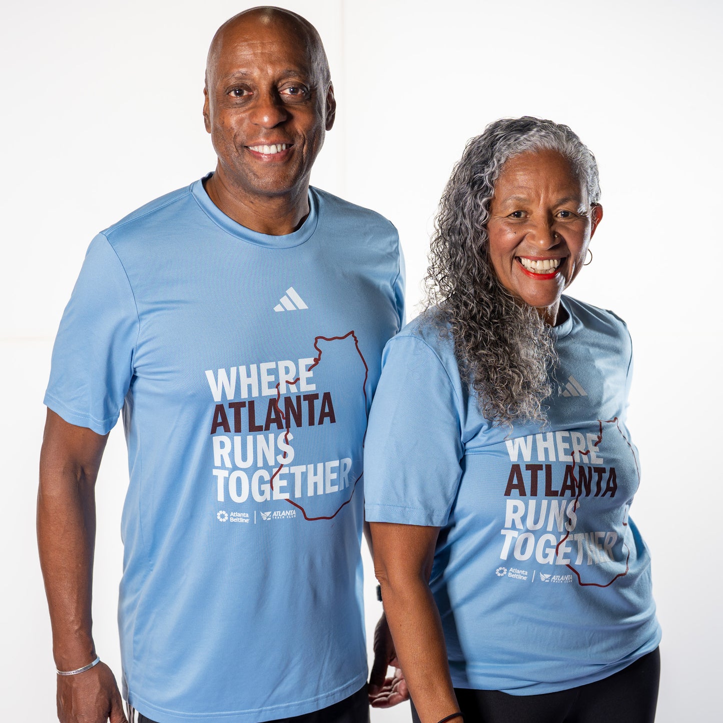 Atlanta Track Club x Atlanta Beltline - Light Blue SS Tee