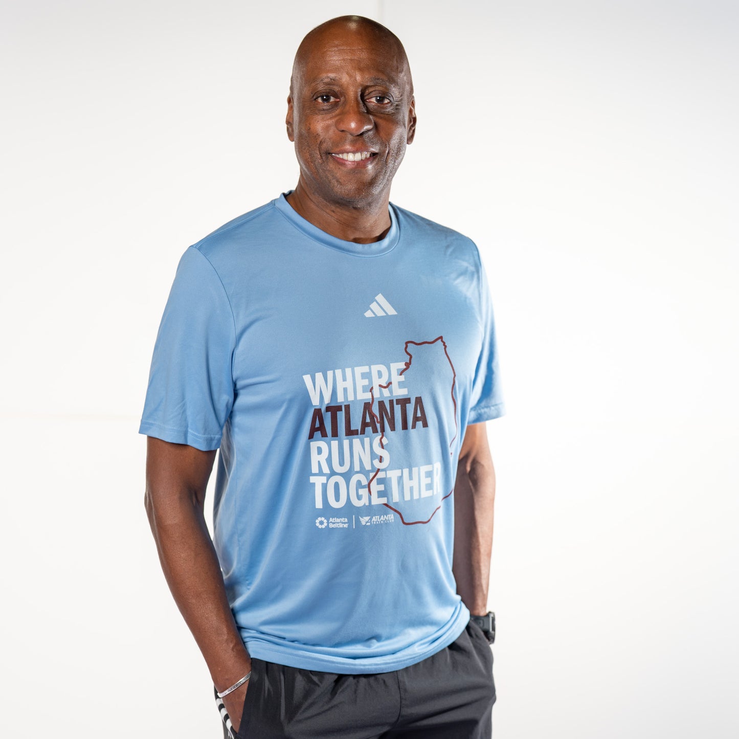 Atlanta Track Club x Atlanta Beltline - Light Blue SS Tee