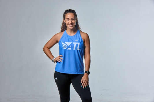 Women's Own the Run Tank - Blue Fusion