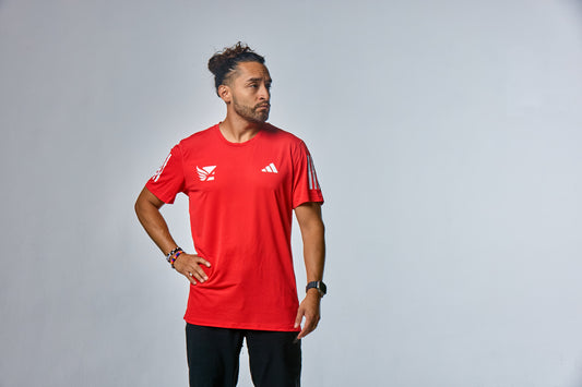 Men's Run Tee - Pure Ruby