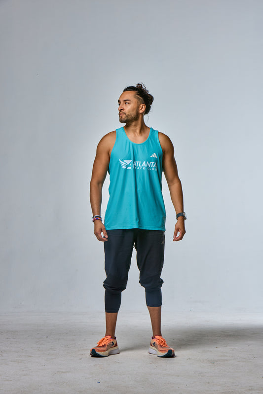 Men's Own the Run B Tank - Mint Ton