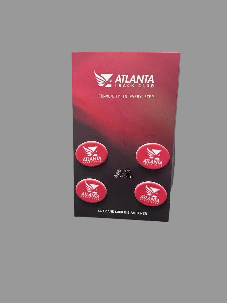 BIBSNAPS, Red Atlanta Track Club Logo