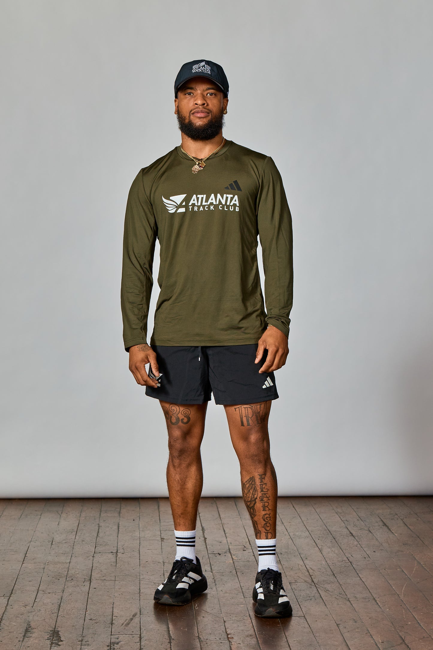 Men's Training Essential LS Tee - Night Cargo Mel