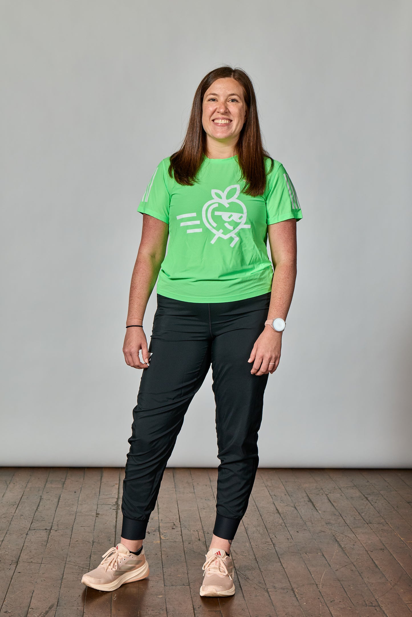 Women's Own The Run Tee - Lime Burst