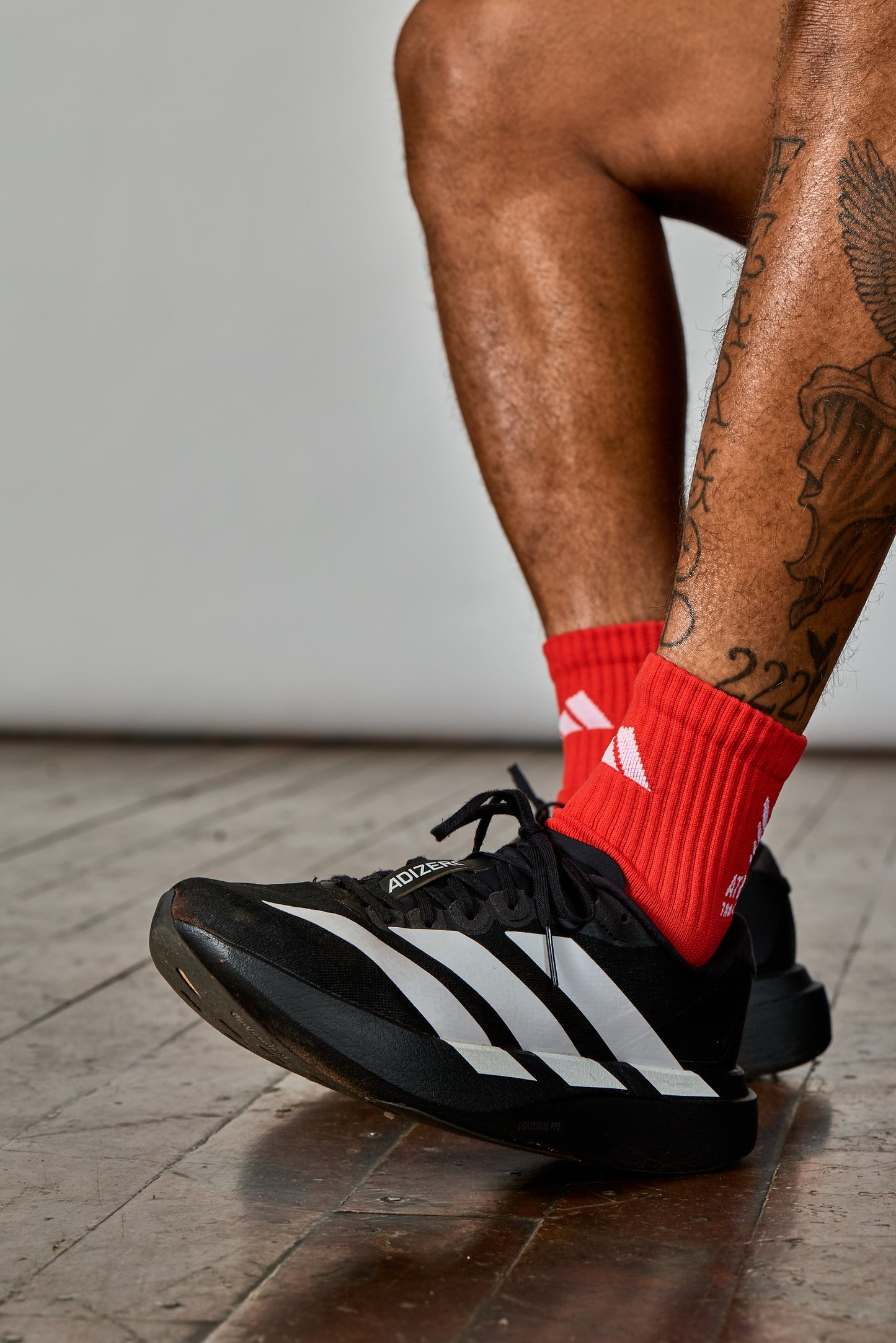 Atlanta Track Club - Pure Training Cushioned High Quarter Sock