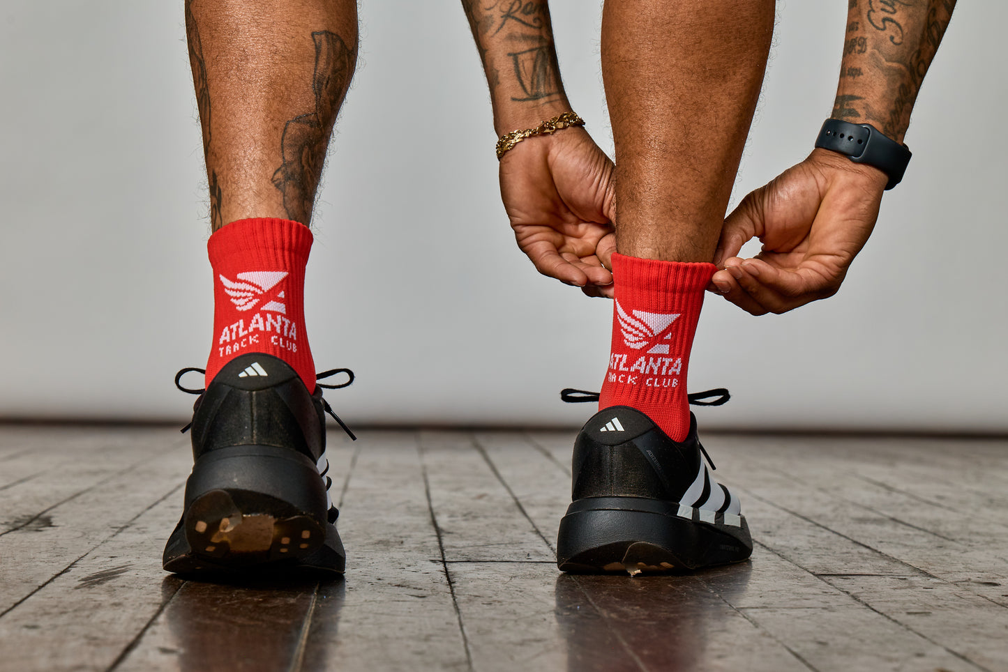 Atlanta Track Club - Pure Training Cushioned High Quarter Sock