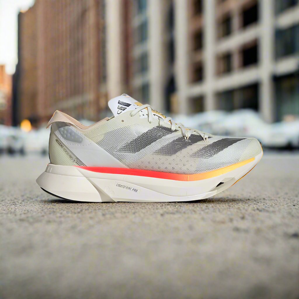 Women's - Adizero Adios Pro 3 - Ivory Sand â Atlanta Track Club