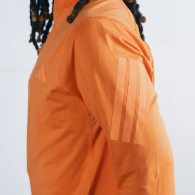Women's - Dusky Orange - 3 Stripe 1/4 Zip