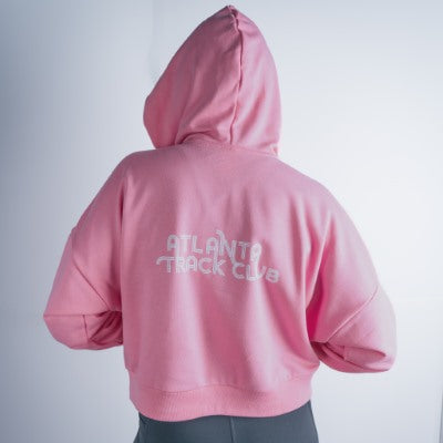 Women's - Tropic Bloom - 3 Stripe FT hooded 1/4 Zip