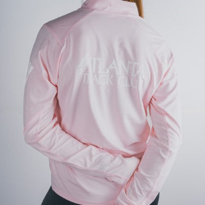 Women's - Clear Pink - 3 Stripe 1/4 Zip